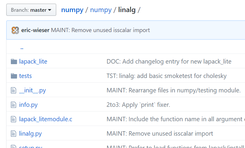 Numpy linalg